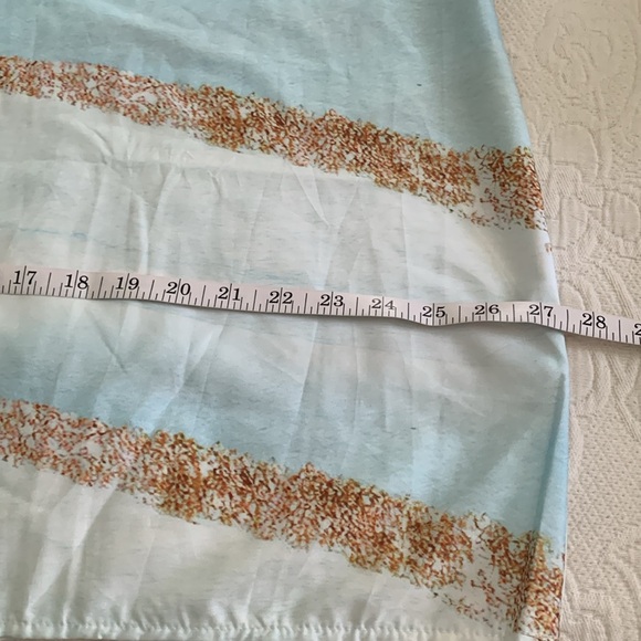 Chic Blue Patterned Maxi Dress - Picture 8 of 9